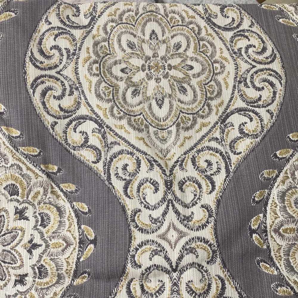 Waverly Damask Curtain Panels (2)